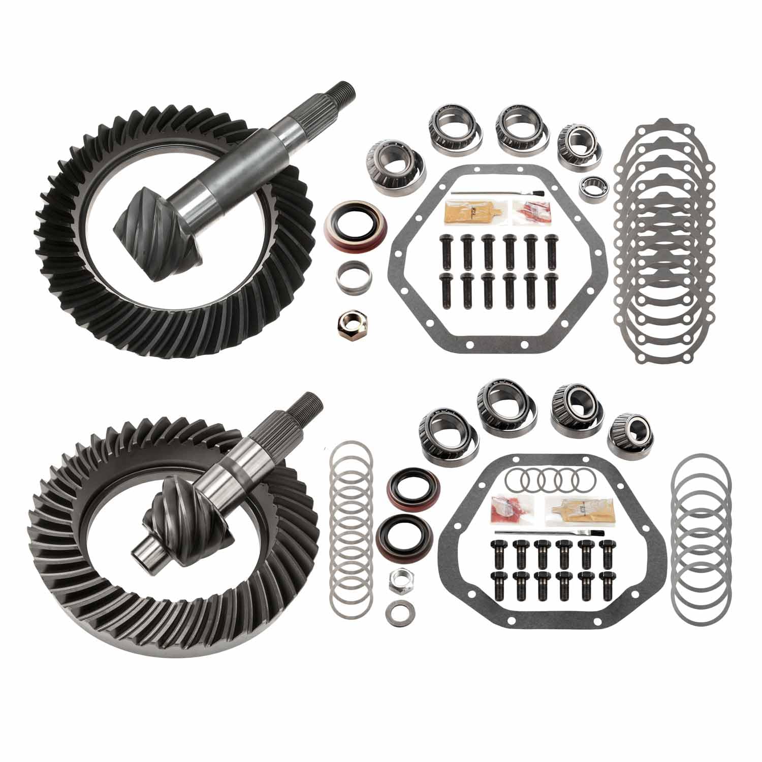 Motive Gear MGK-108, Differential Ring & Pinion, For JK Rubicon Dana 44 Front & Rear Axles, Gear Ratio: 5.38, 10-Bolt, 24 Spline, 8 Pinion & 43 Ring Tooth - Fits Jeep Wrangler JK, Replaces YGK017.
