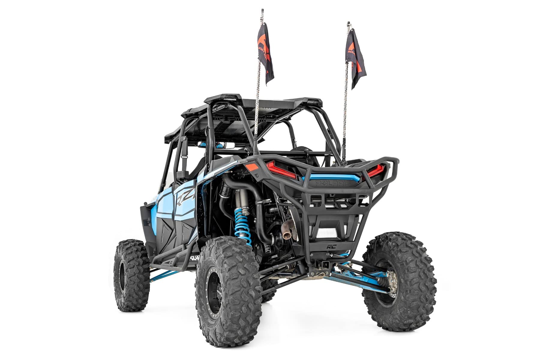 Rough Country Rear Tubular Bumper with Built-in Receiver Hitch for Polaris RZR XP 1000 (2014-2023)