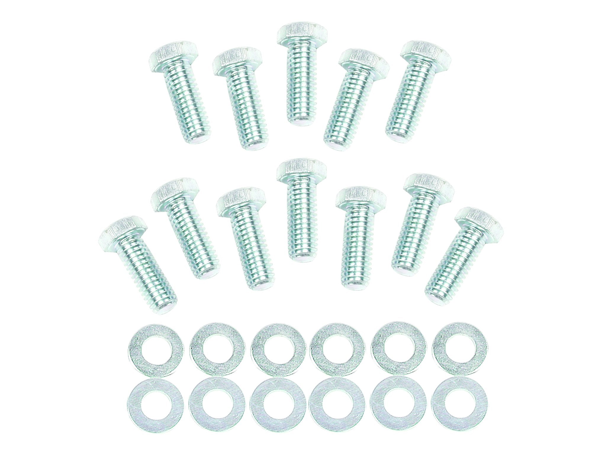 Int Mr. Gasket Bolts Sb Chev Hex Head, Silver