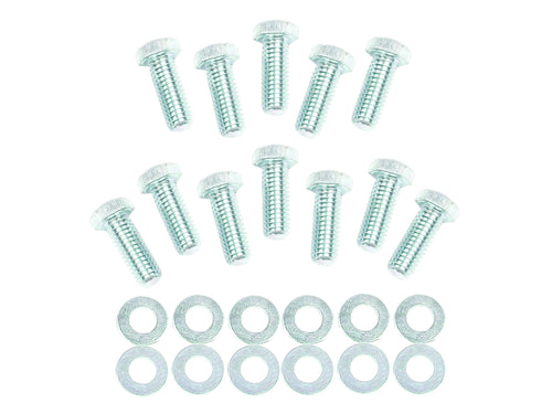 Int Mr. Gasket Bolts Sb Chev Hex Head, Silver