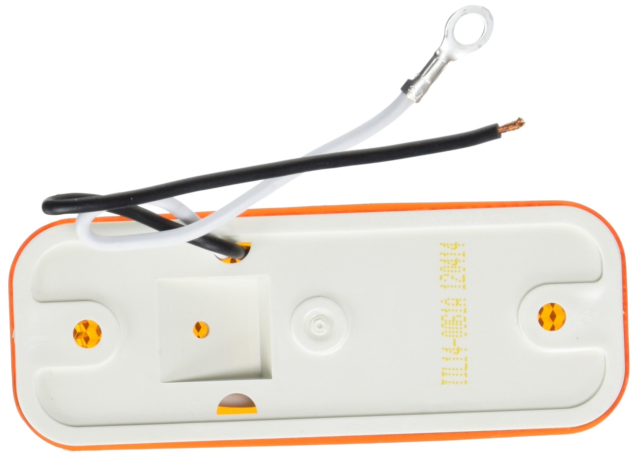 Diamond Group 52718 Weatherproof Amber 4" x 1.5" LED Marker Light with Reflector