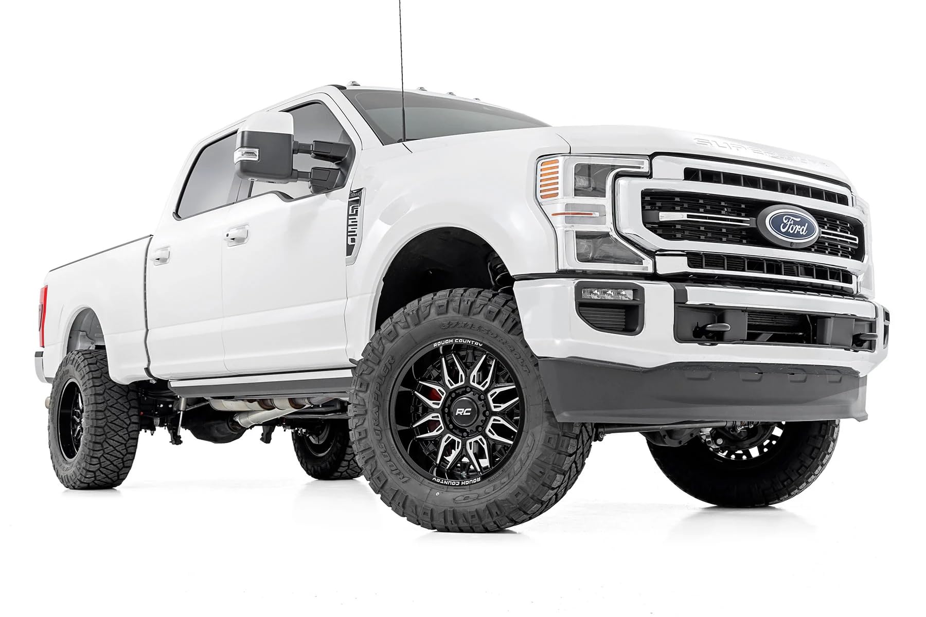 Rough Country One-Piece 86 Series Aluminum Wheel - 20x10, 6x135mm Bolt Pattern, 19mm Offset, Gloss Black