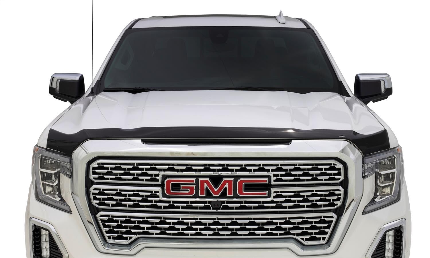 Aeroskin Hood Protector Husky Liners | Fits 2016-2018 Chevrolet Silverado 1500; 2019 Chevrolet Silverado 1500 LD | Low Profile Deflector/Bug Shield - 1 pc., Smoke | 2842123