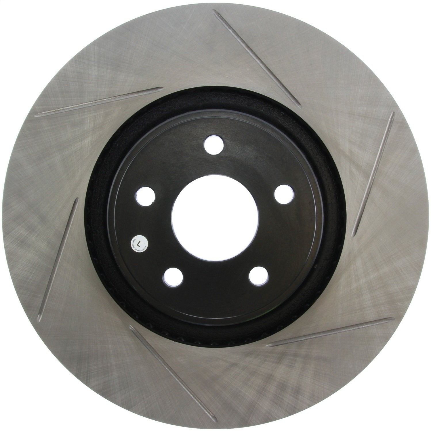 Front Left StopTech 126.65146SL Automotive Replacement Sport Slotted Disc Brake Rotor Fits Select 2013-2018 Ford Focus, 2015-2019 Lincoln MKC