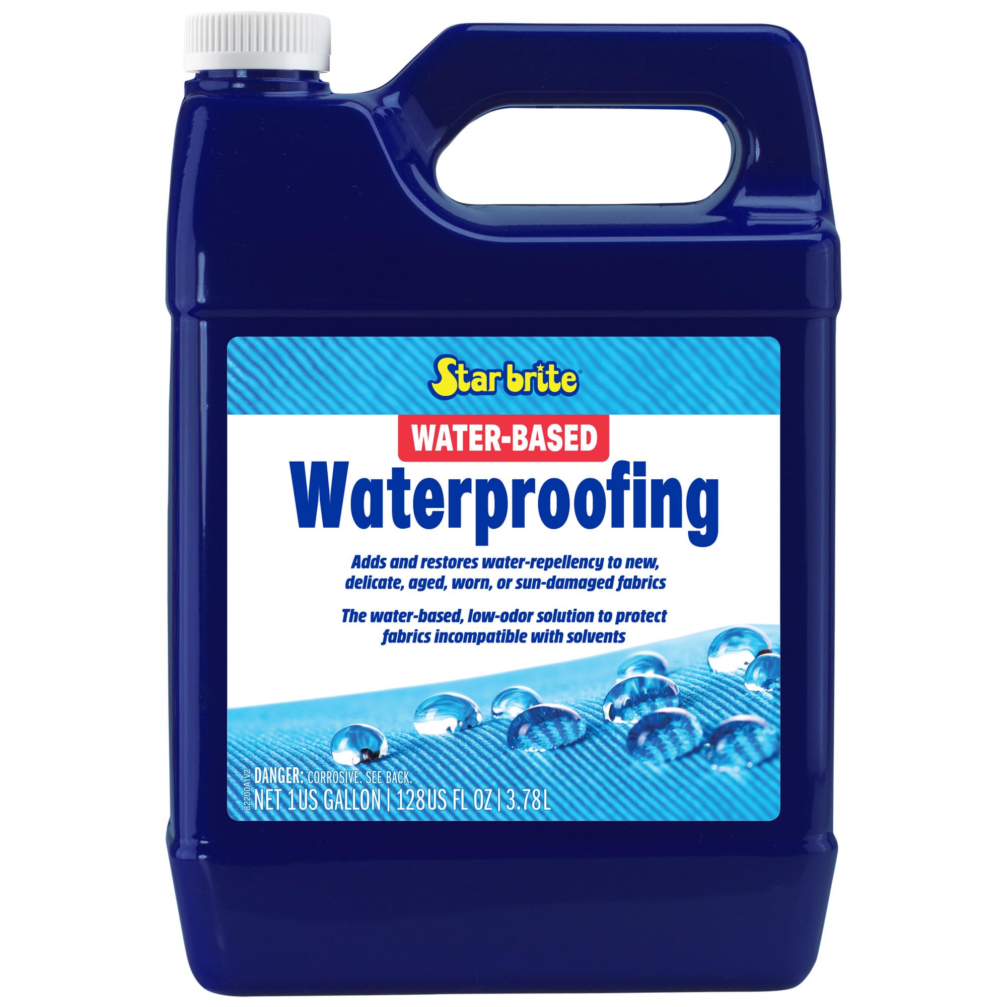 Water-Based STAR BRITE Waterproofing & Fabric Protectant - Low Odor Waterproofer for All Materials- 1 GAL (082200)