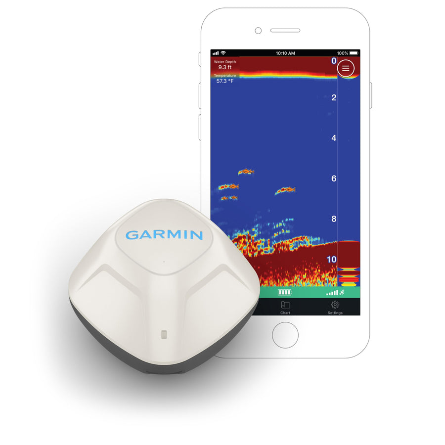 Garmin Cast Striker, Castable Sonar, Pair with Mobile Device and Cast from Anywhere, Reel in to Locate and Display Fish on Smartphone or Tablet (010-02246-00)