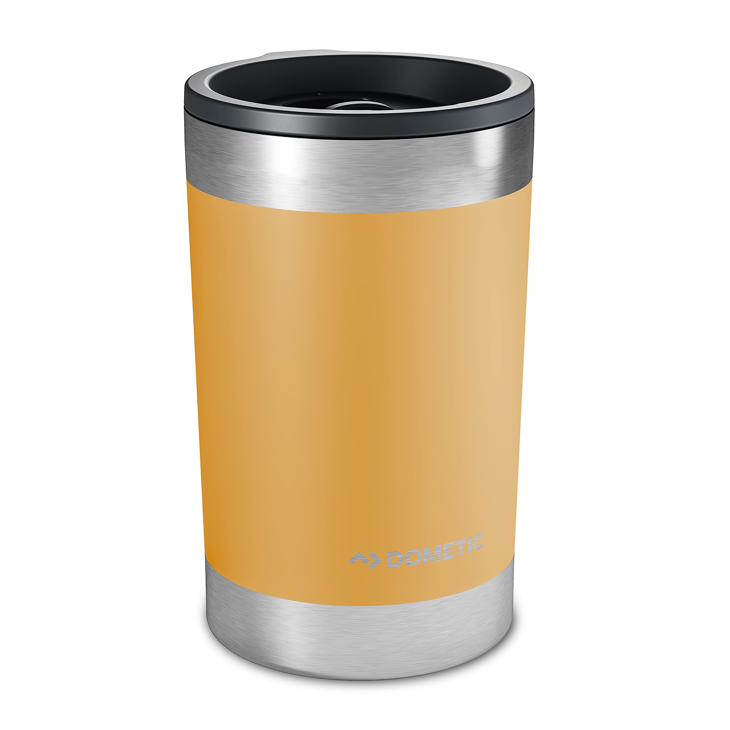 Thermo Dometic Tumbler, Stainless Steel, Vacuum Insulated with Splash Resistant Press-fit Function Lid (Mango, 10 Oz)
