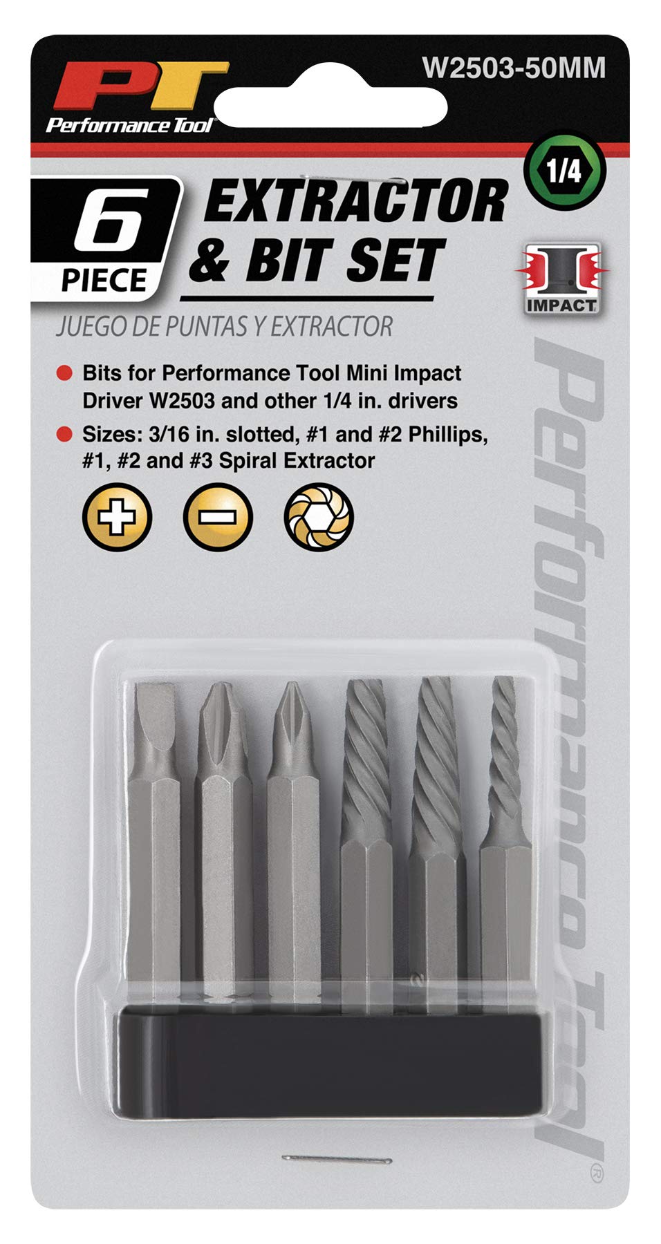 W2503-50MM Performance Tool Replacement Tip (for W2503,50MM)