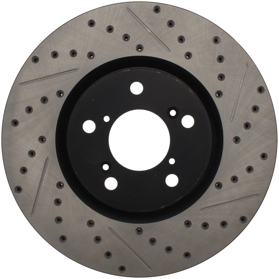 Sport Drilled/Slotted Brake Rotor StopTech 127.40071L (Front Left), 1 Pack