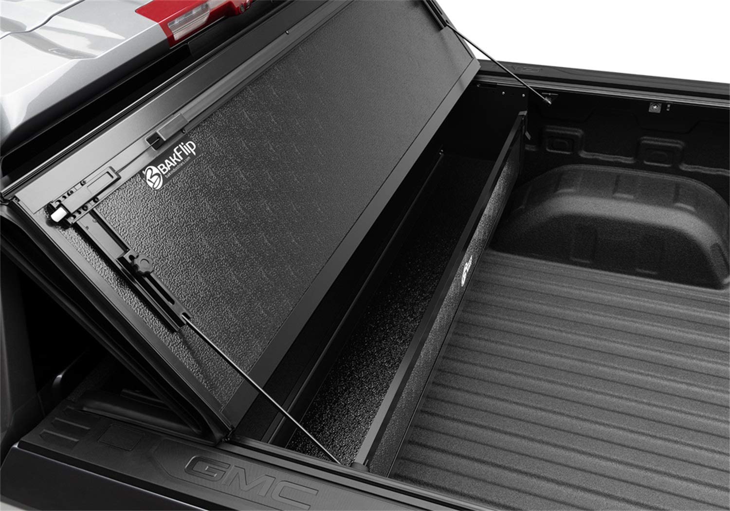 BAK BAKBox 2 Utility Box Fold-Away | 92100 | Fits 1988 - 2013 Chevy/GMC Silverado/Sierra & C/K, 2014 2500/3500HD All Beds , Black