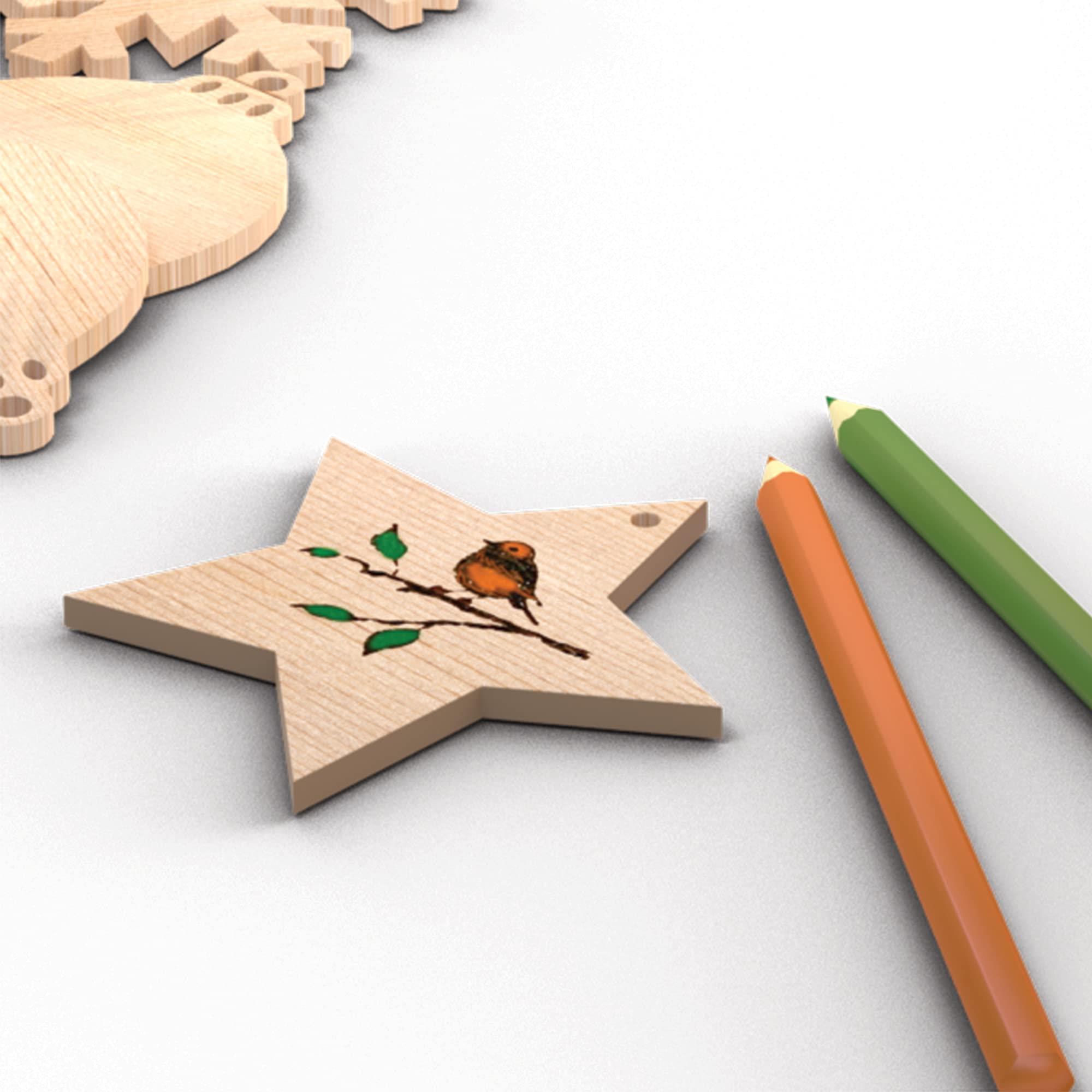 Weller Ornament Kit Woodburning, 35 Piece, 120V - WLPROWBH1A - Only on Amazon