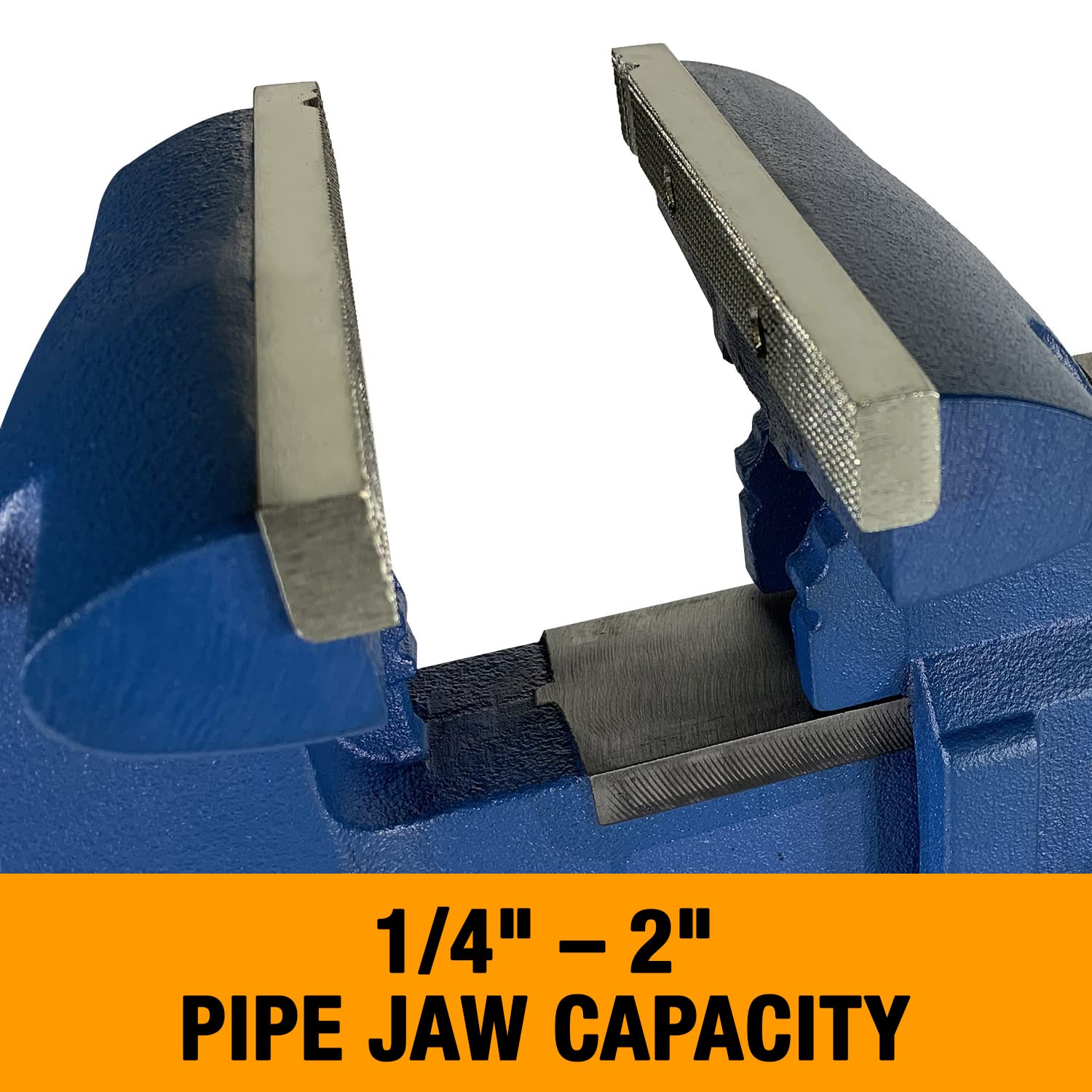 5-1/2" Jaw Width Baileigh Industrial Bench Vise, 6" Max Jaw Opening (BV-5I)