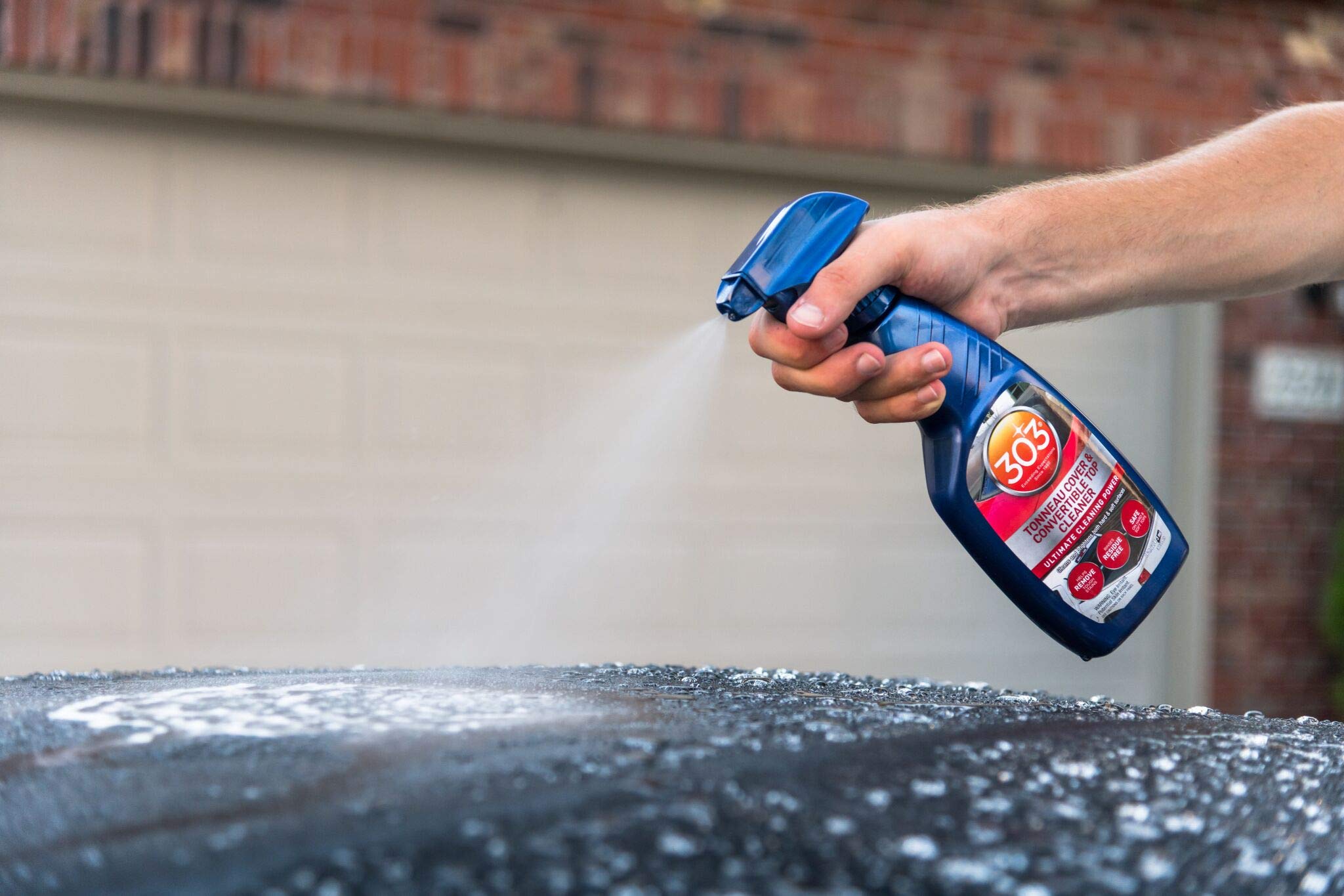 Convertible Top Cleaning and Care Kit 303 Products (30520) with Cleaner and Fabric Guard Helps Maintain Water Repellency, Protects Fabric Convertible Tops and Tonneau Covers, 32 fl oz
