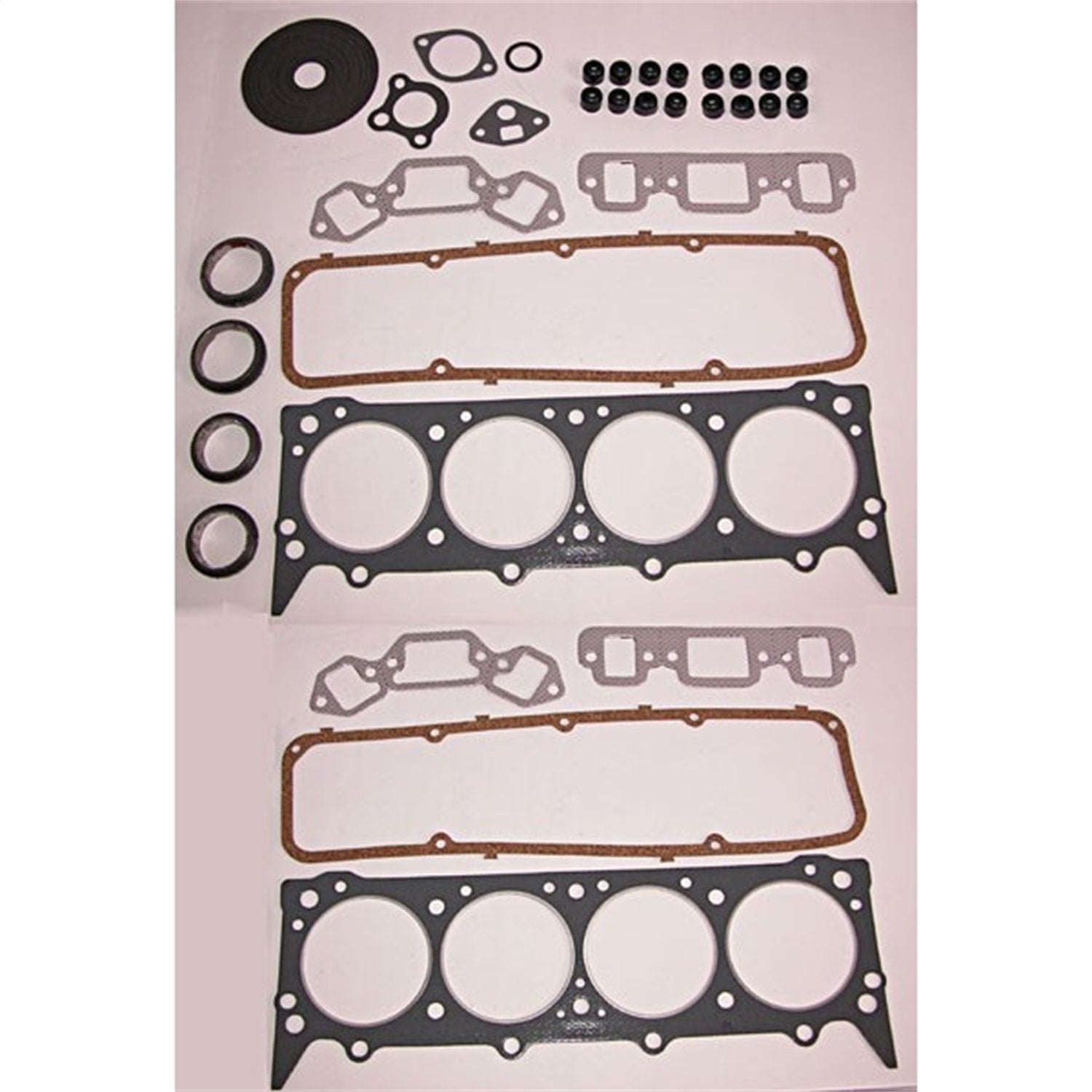 Omix-Ada 17441.11 | Engine Gasket Kit, Upper | OE Reference: 8128192 | Fits 1973-1991 Jeep CJ / SJ 304 CID / 401 CID / 360 CID