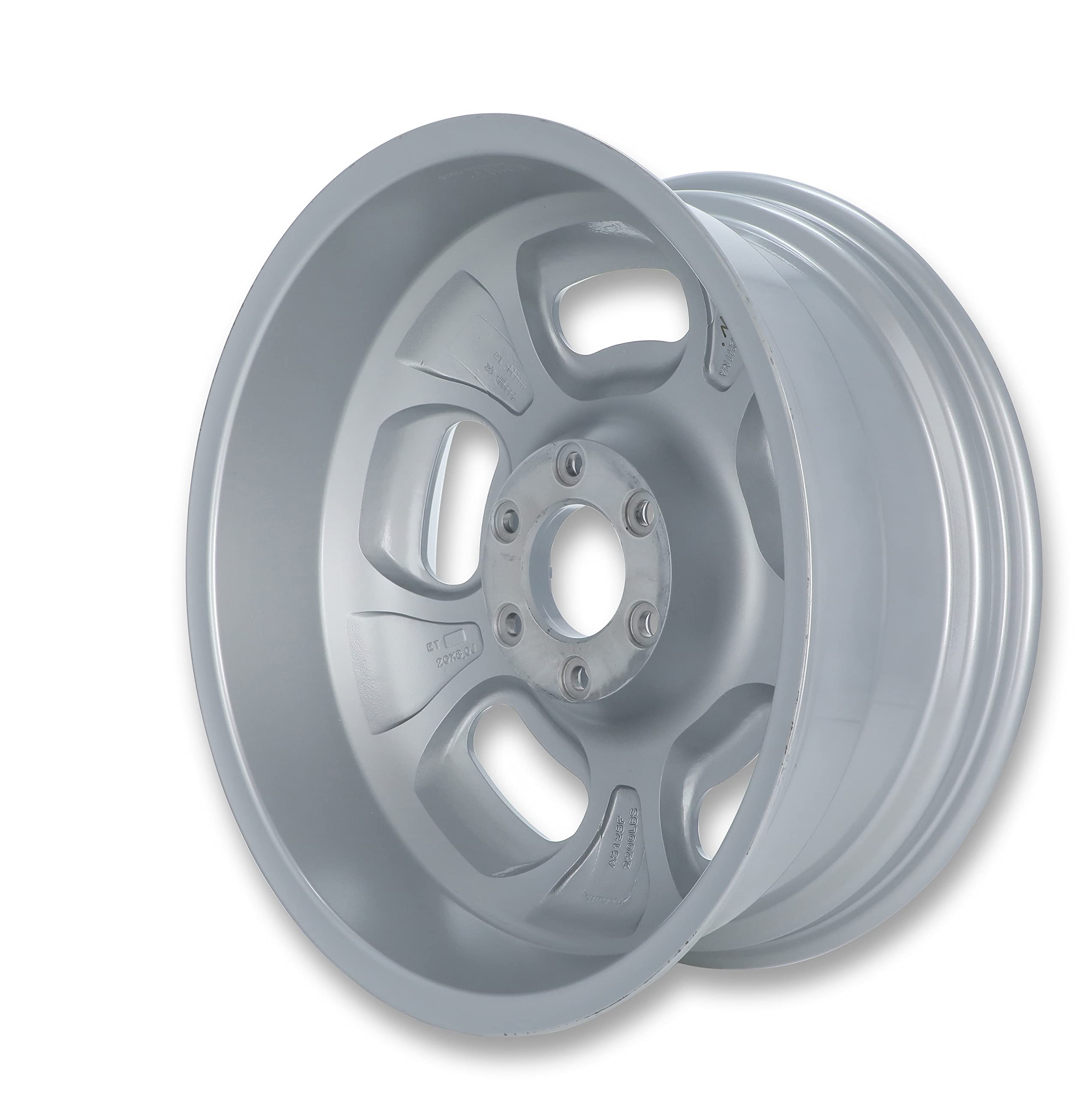 107 Series REV Wheels 107S-2808300 Rally 20x8-4.5 bs - 6x5.5/6x139.7 -Gray/Machine Lip