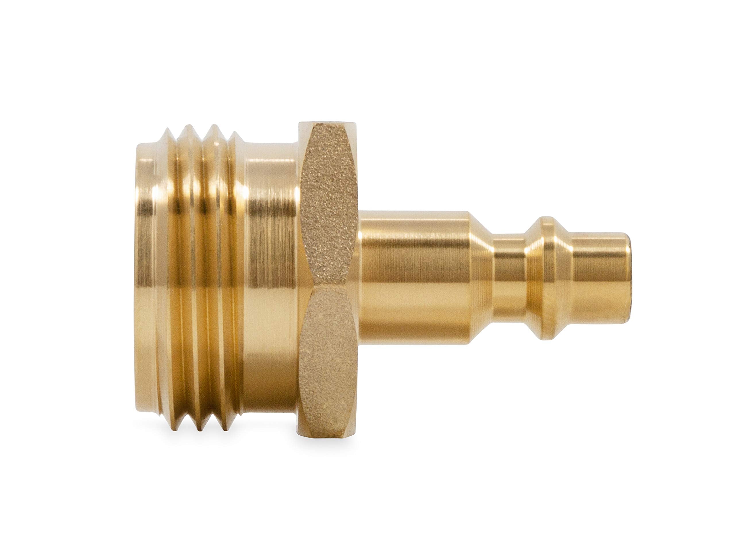 Camco RV Blowout Plug for Winterization - Quick Connect Brass Features - Essential RV Winterization Tool Prevents Freeze Damage (36143)