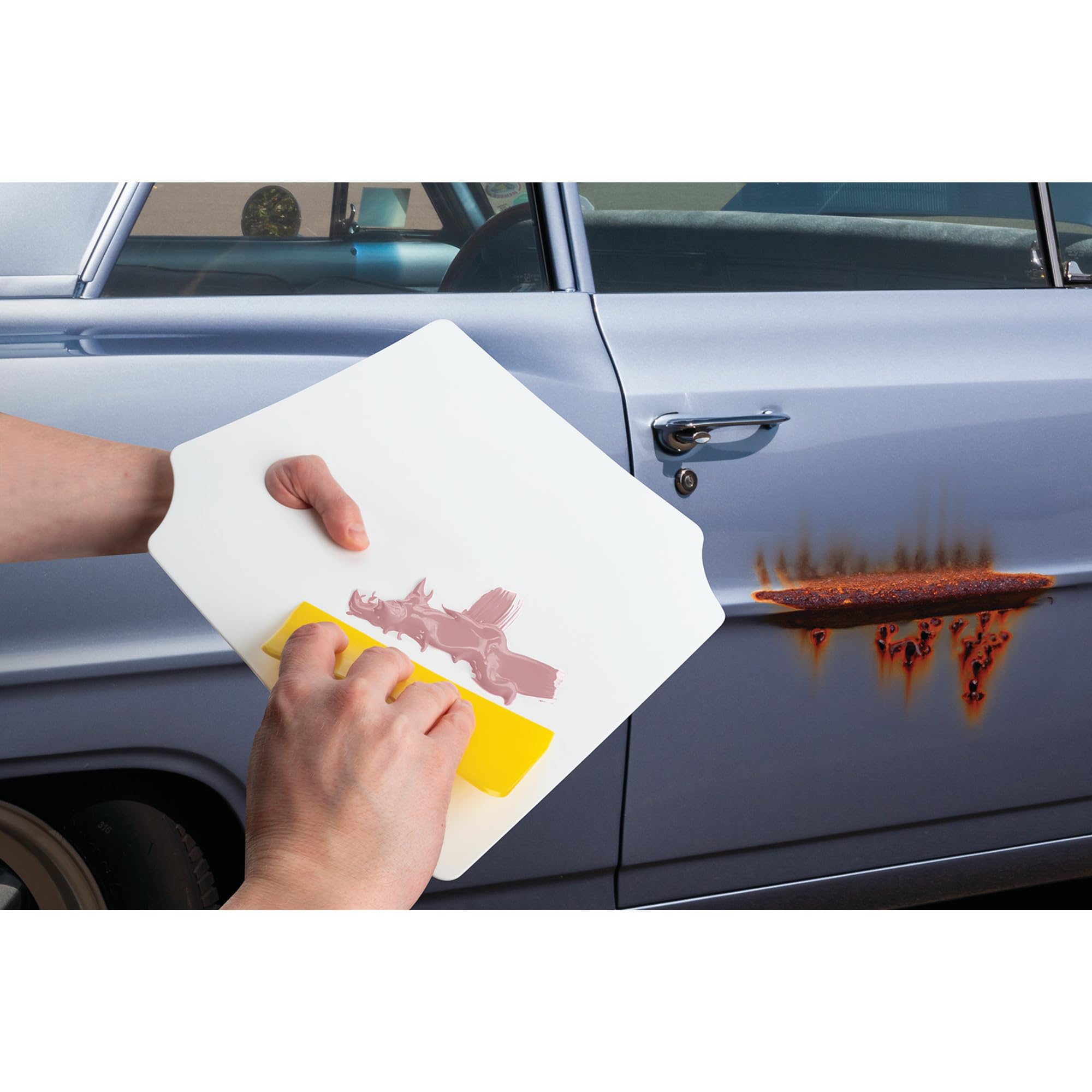 Flexible Plastic Spreader Set Performance Tool W1001 - 3 Convenient Sizes, Ideal for Filler or Putty Spreading, Easy to Clean