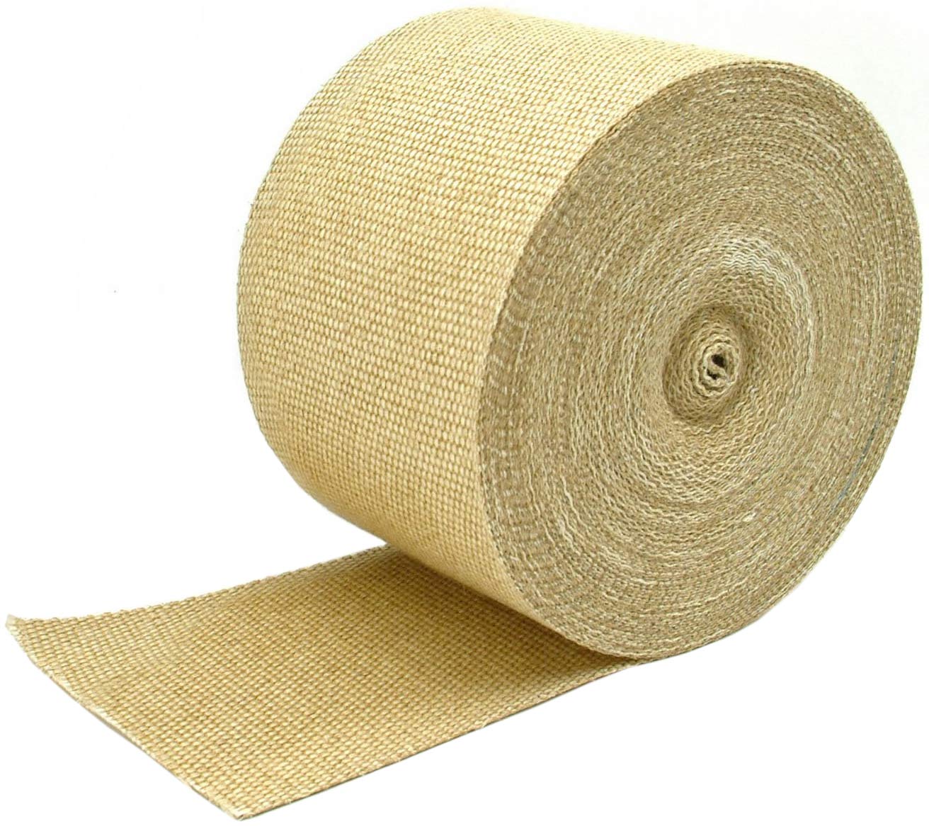 010104 Design Engineering Tan Glass Fiber 6" x 100' Exhaust Heat Wrap
