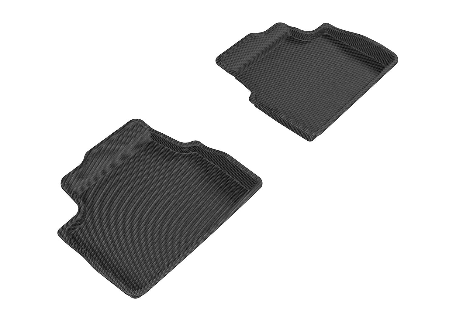 Kagu 3D MAXpider Custom Fit Floor Mat (Black) for 2014-2022 MINI Hardtop 4-Door - 2ND Row