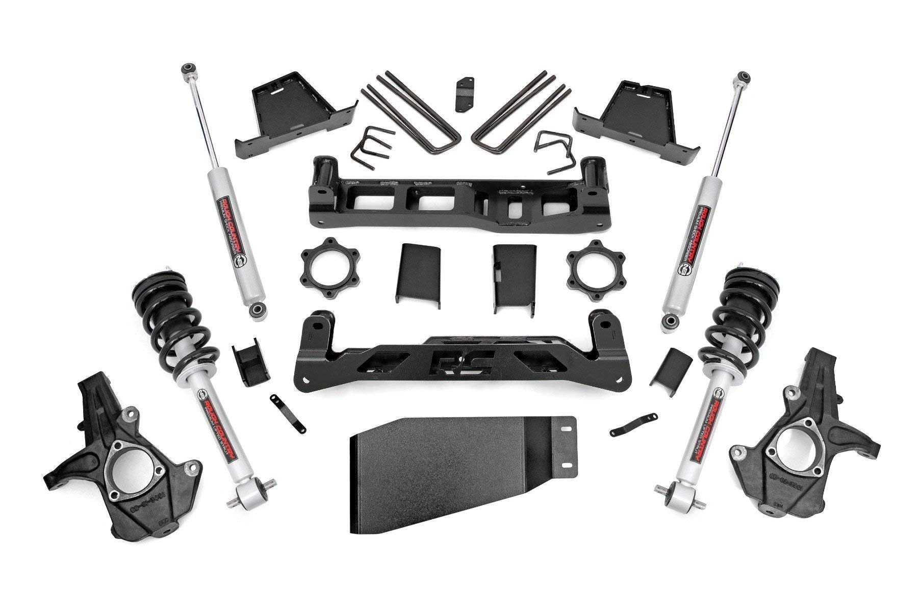 6" Rough Country Suspension Lift Kit with N3 Struts/N3 Rear Shocks for Chevy Silverado & GMC Sierra 1500 (2007-2013) 4WD