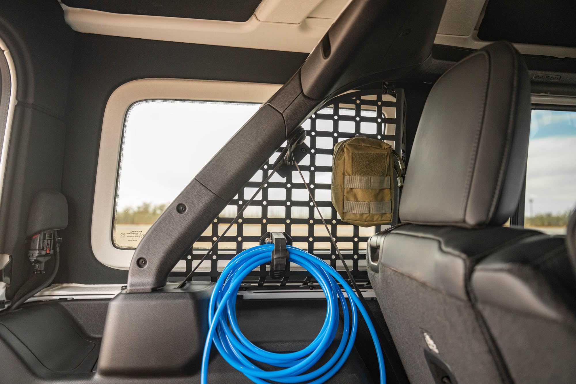 Molle Panels for DV8 Offroad Rear Window 2018-2025 Jeep Wrangler JL 4-Door | Versatile Mounting Solutions | Integrated M6 Slots for Carriage Bolt Mounting | Rigid Fitment | Fully Bolt-On