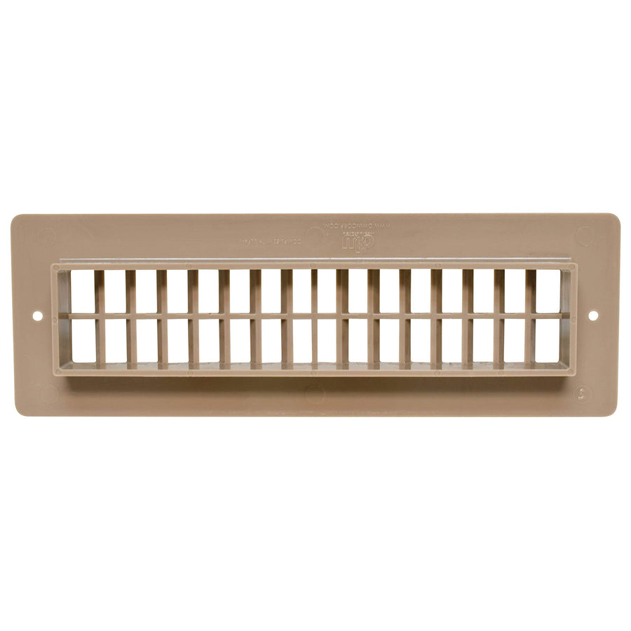Light Brown Valterra A10-3365VP Heat and A/C Floor Register (2-1/4" x 10")