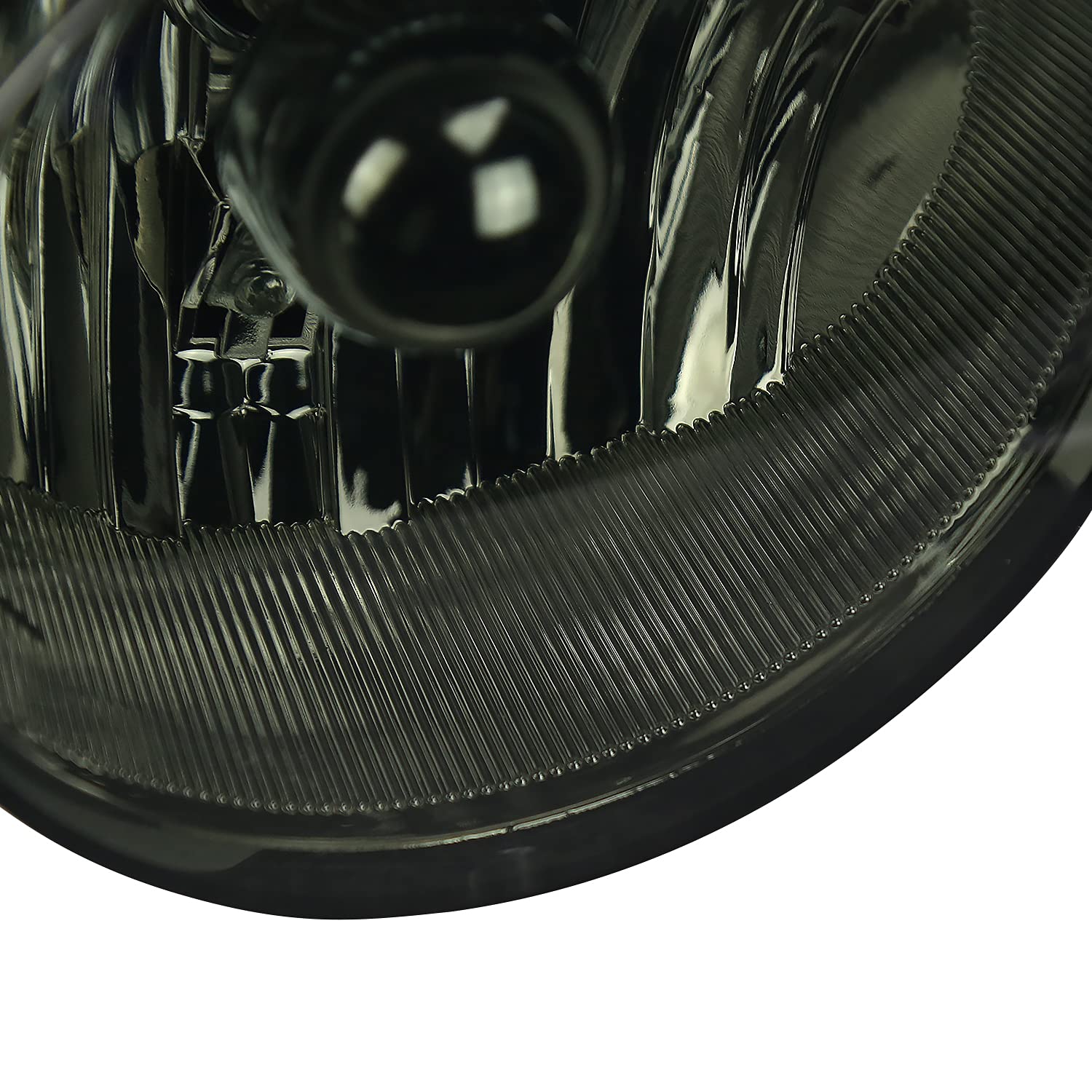 Fog Lights Spec-D Tuning Smoke Bumper Lamps Compatible with GMC Sierra 1500 2500HD 3500 2003-2006 L+R Pair Assembly