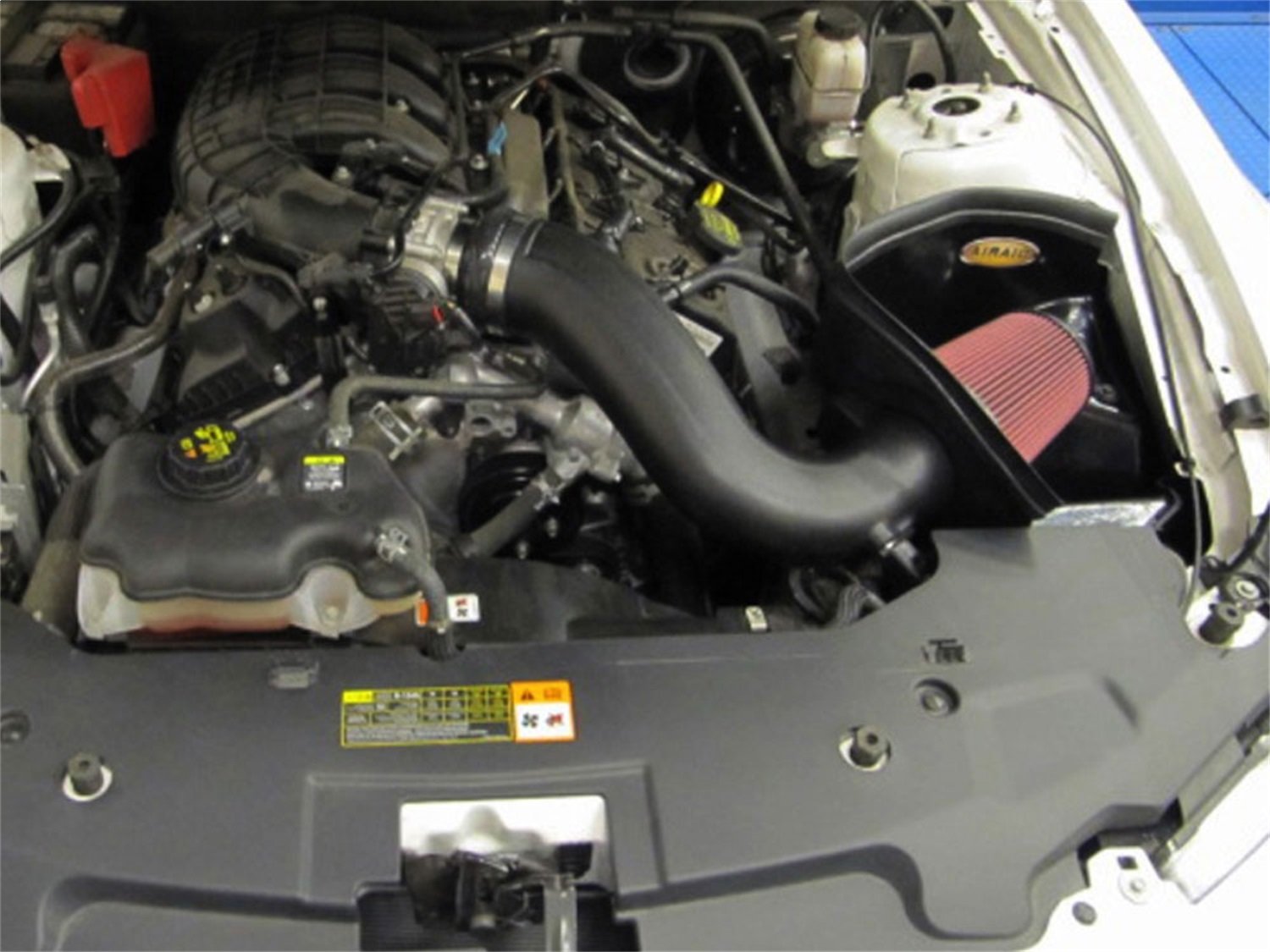 Cold Air Intake System AIRAID by K&N: Increased Horsepower, Dry Synthetic Filter: Compatible with 2011-2014 FORD (Mustang) AIR-451-265