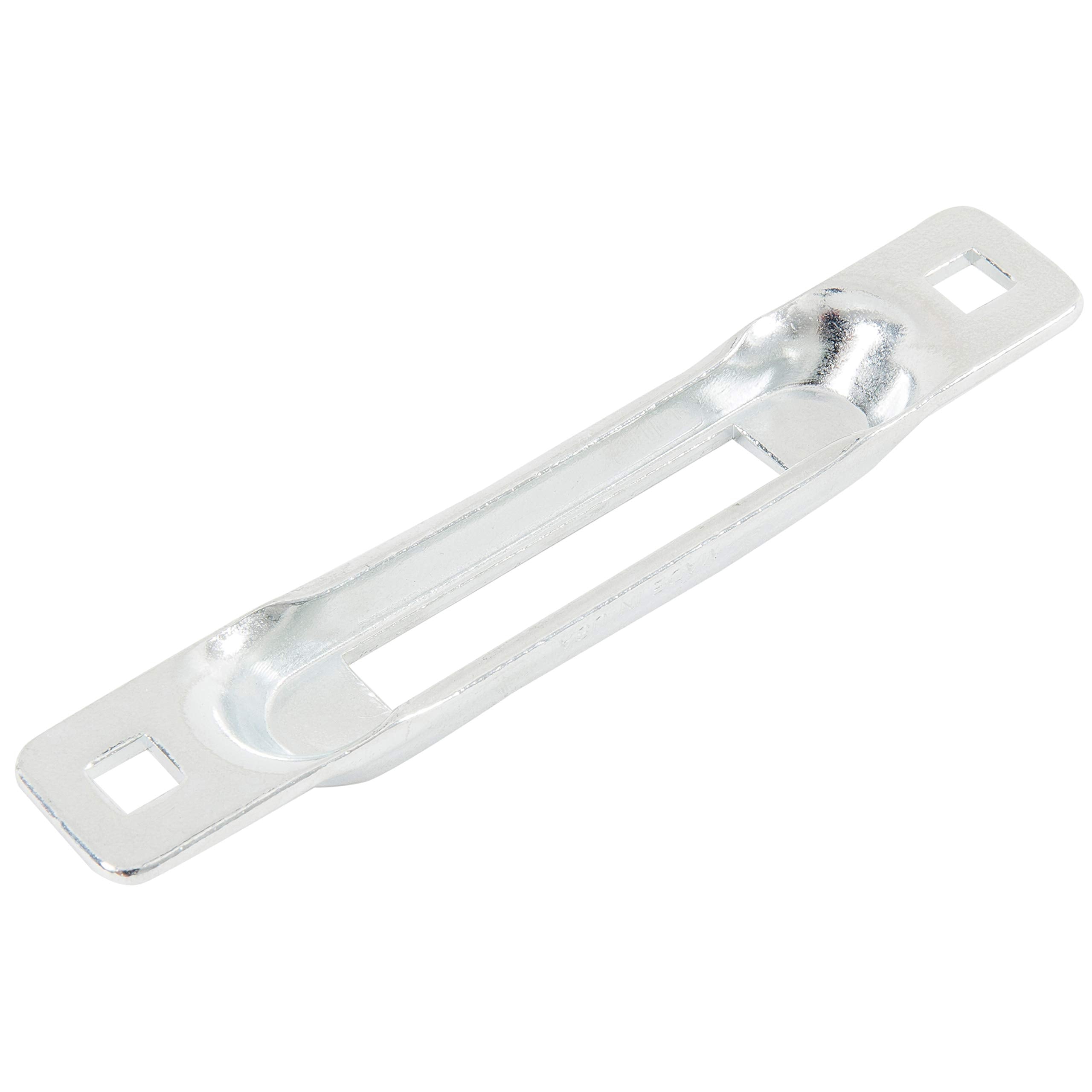 E-Track Keeper Single Track Space Saver, Chrome - 1,333 lbs. Working Load Limit And 4,000 lbs. Break Strength