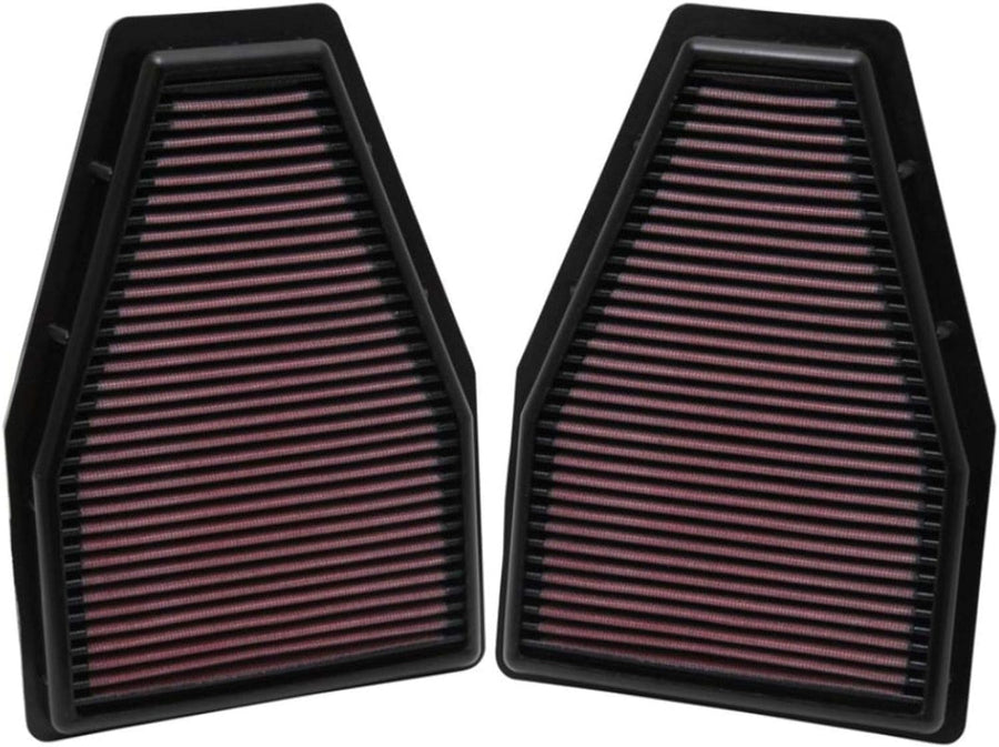 High-Flow K&N Original Lifetime Engine Air Filter: Increase Power & Acceleration, Washable, Premium: Compatible with 2012-2016 Porsche: 911, 911 Carrera, GT3, 33-2484
