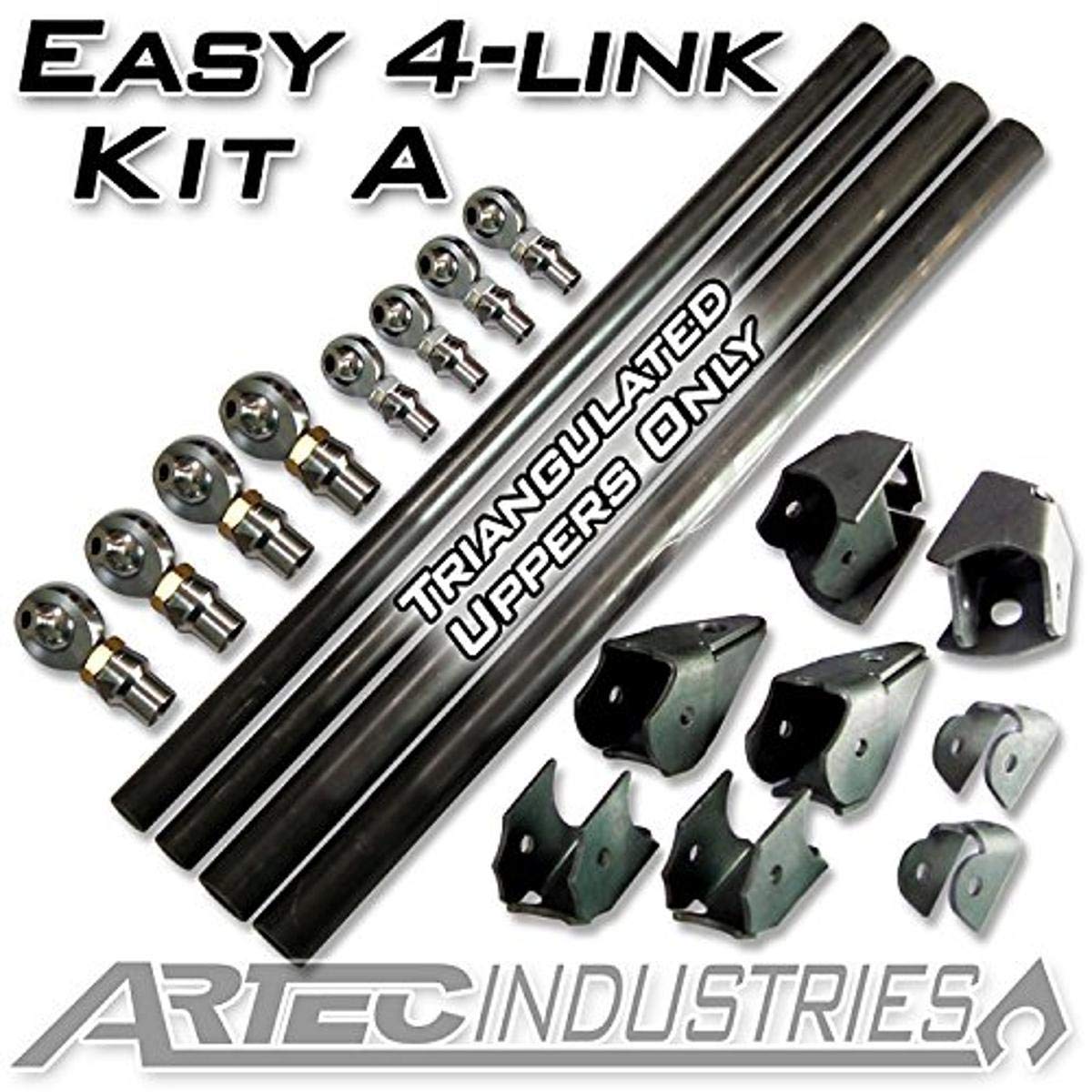 Artec Industries Easy 4 Link Kit LK0003-GNKQ A No Tube 7/8" and 1.25" Rod Ends, 1 Pack