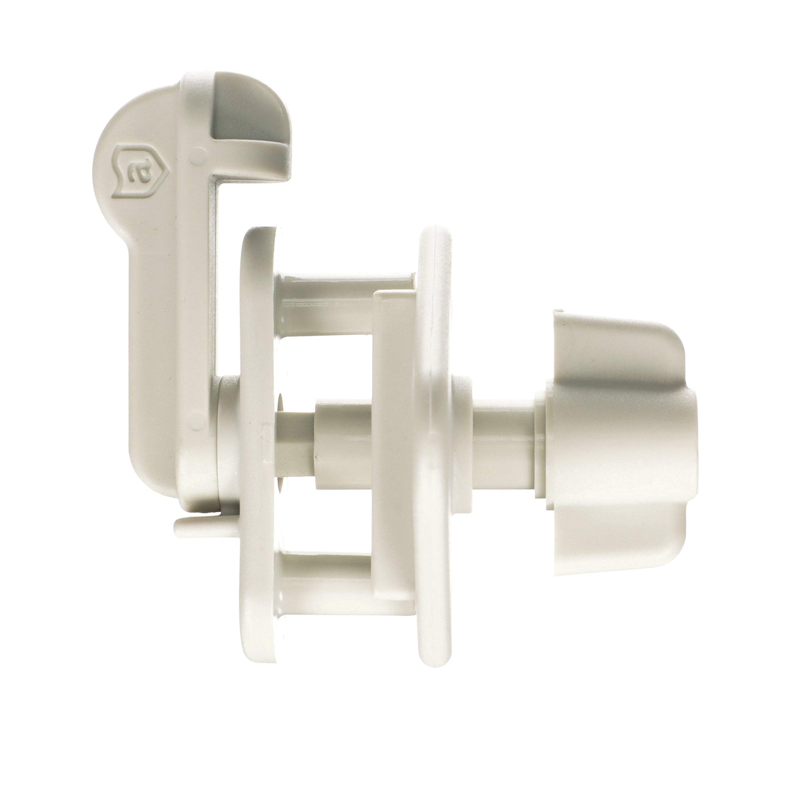 Pontoon Replacement Latch Attwood 11404-6, Universal Sizing for Square Frames 1 Inch to 1 ¼ Inch, Fits Left- or Right-Hinge Gate