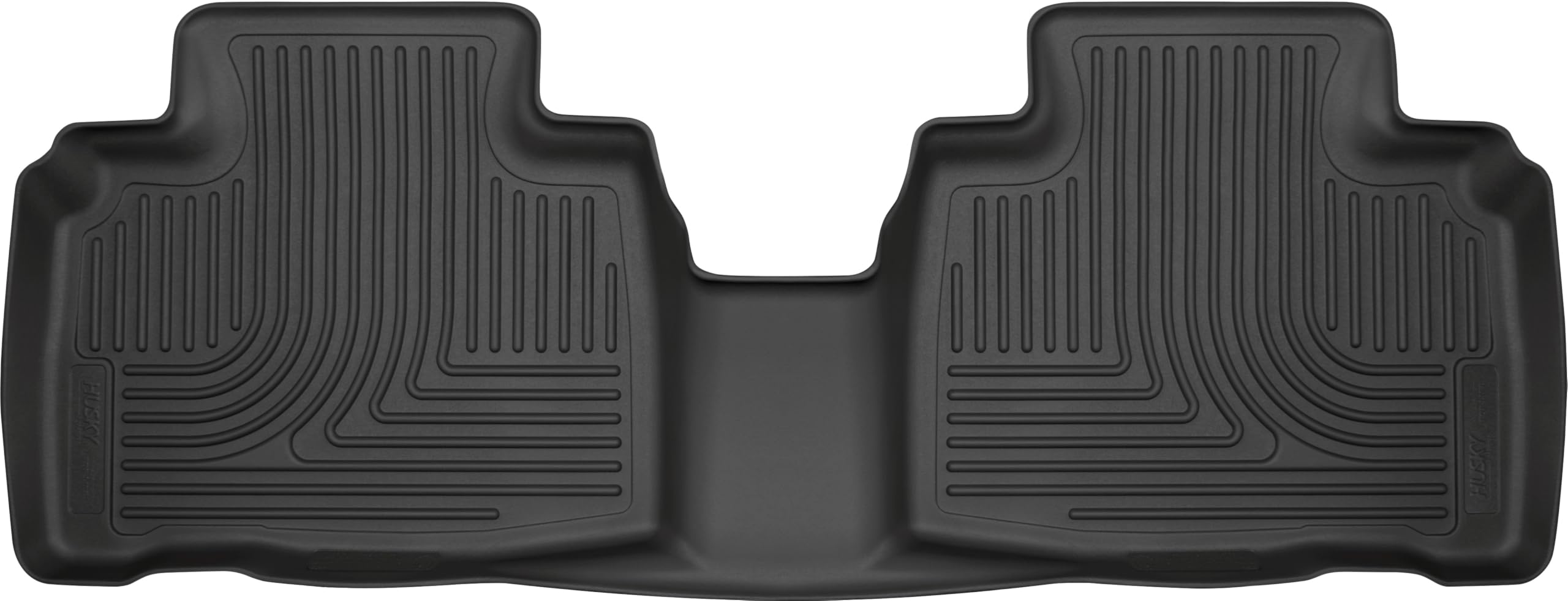 Weatherbeater Husky Liners Floor Mats | Fits 2015-2024 Ford Edge | 2nd Row, 1-pc Black - 14581