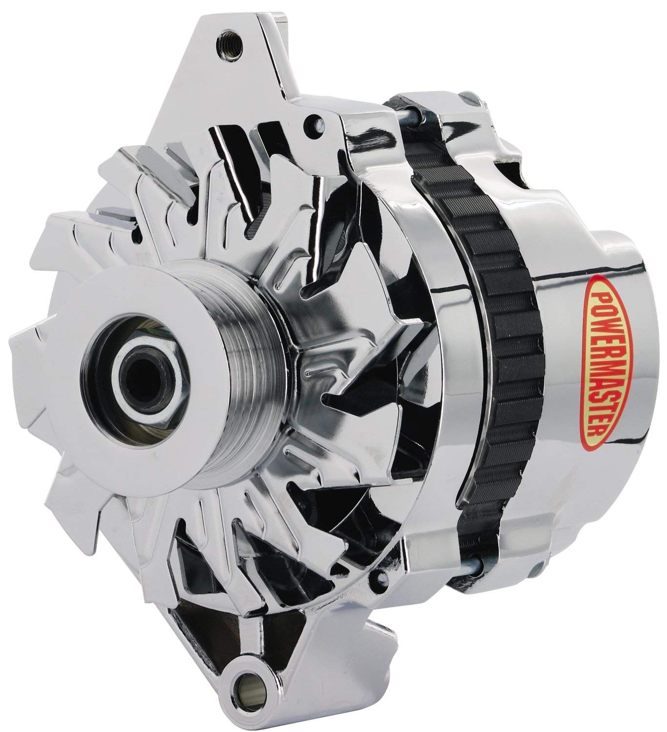 Alt GM CS130 Powermaster Black 140A XS Volt™ 6 grv Pulley Str MTG 6.14"