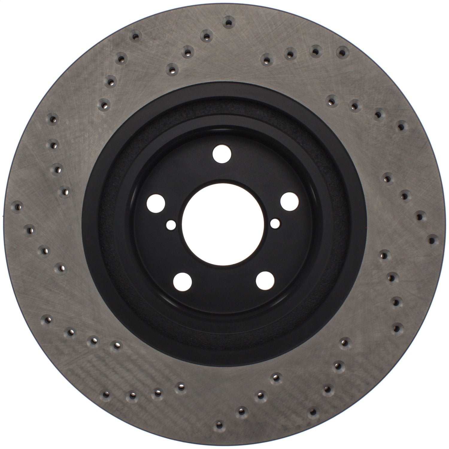 Sport StopTech Front Right Cross Drilled Disc Brake Rotor 128.47021R - Fits Select Scion, Subaru and Toyota Vehicles