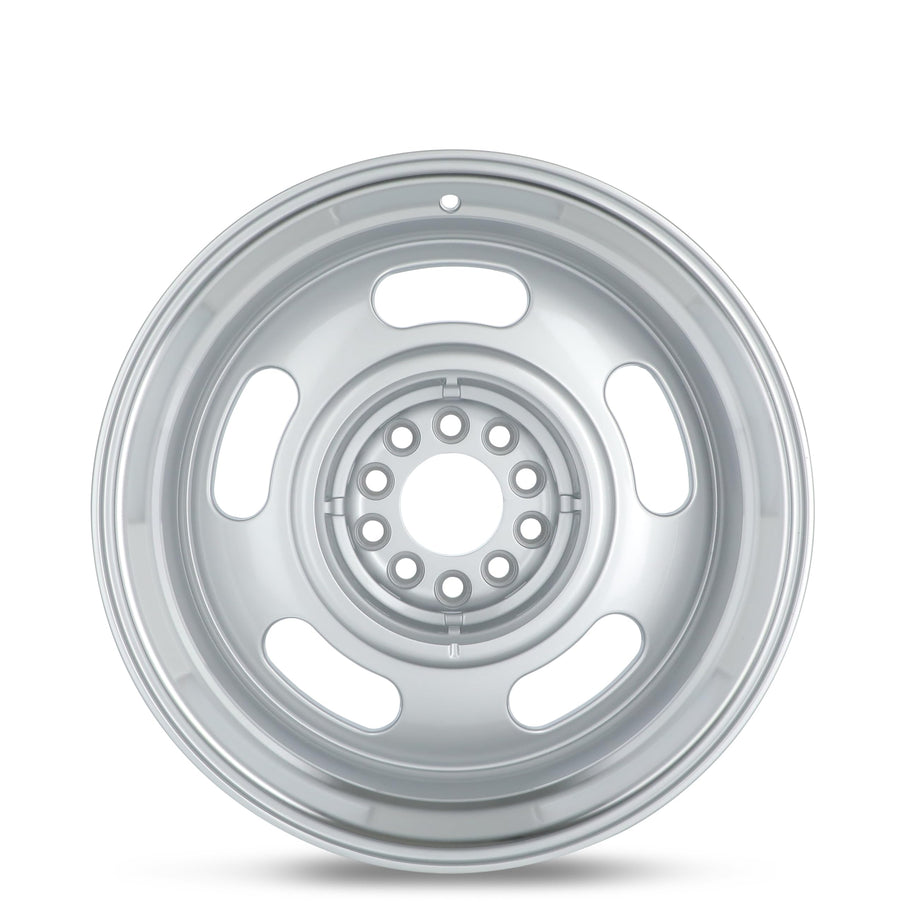 107 Series REV Wheels 107S-8900600 Rally 18x9-5 bs - 5x4.75/5x120.65/5x5/5x127 - Gray/Machine Lip