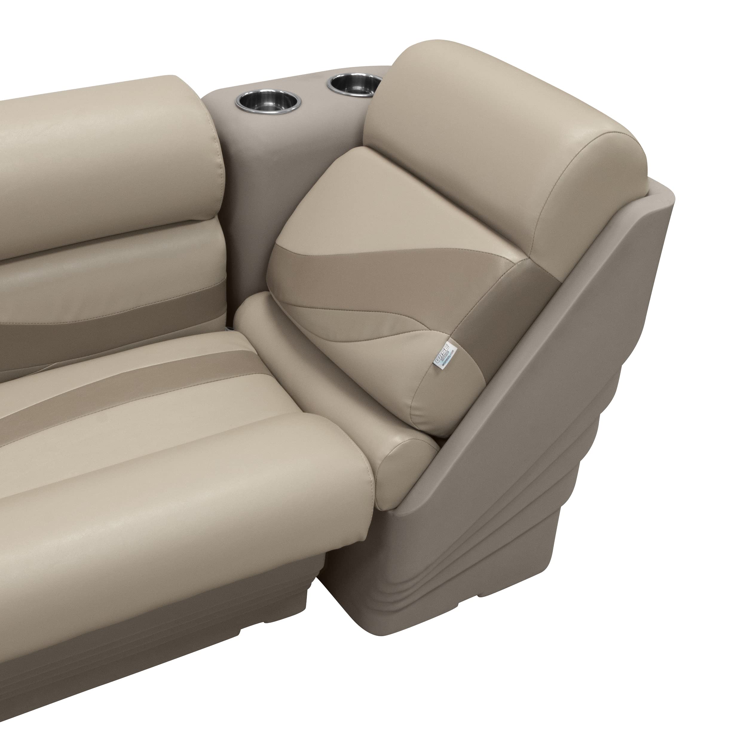 Wise Premier Series BM13006L-1749 Pontoon Left Lean Back Recliner, Mocha Java/Café/Mushroom