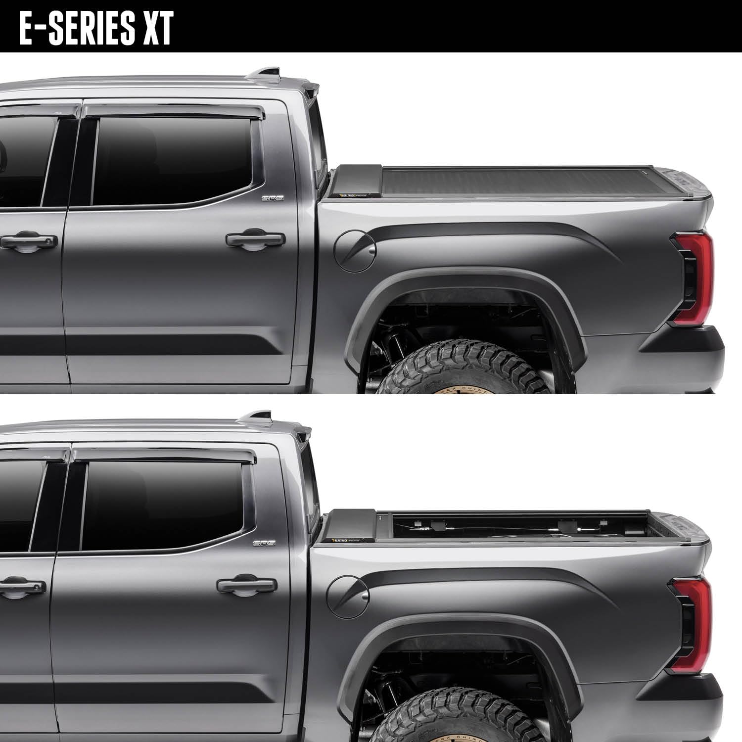 Roll-N-Lock E-Series XT Retractable Truck Bed Tonneau Cover | 223E-XT | Fits 2019 - 2025 Chevrolet/GM Silverado/Sierra 1500 Not compatible with Carbon Pro bed 5' 10" Bed (69.9")
