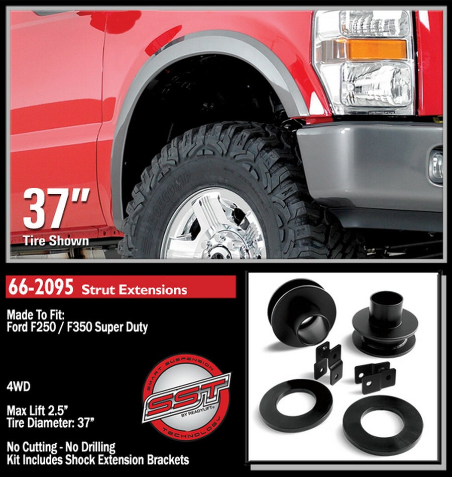 2.5" Leveling Kit Readylift for F250/F350/F450 4WD, For Tires Up to 37"