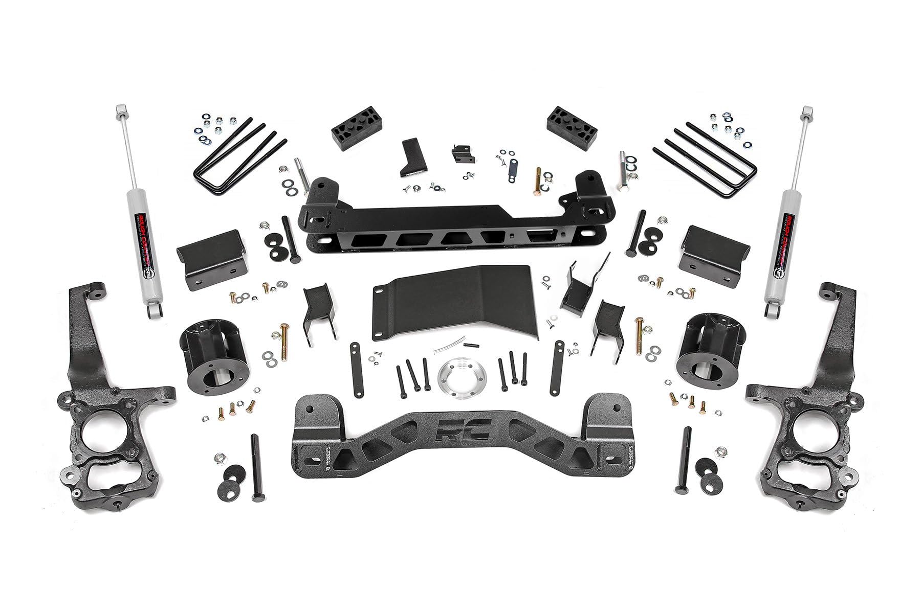 4" Rough Country Suspension Lift Kit for 2015-2020 Ford F-150 4WD - 55530
