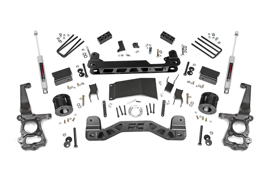 4" Rough Country Suspension Lift Kit for 2015-2020 Ford F-150 4WD - 55530