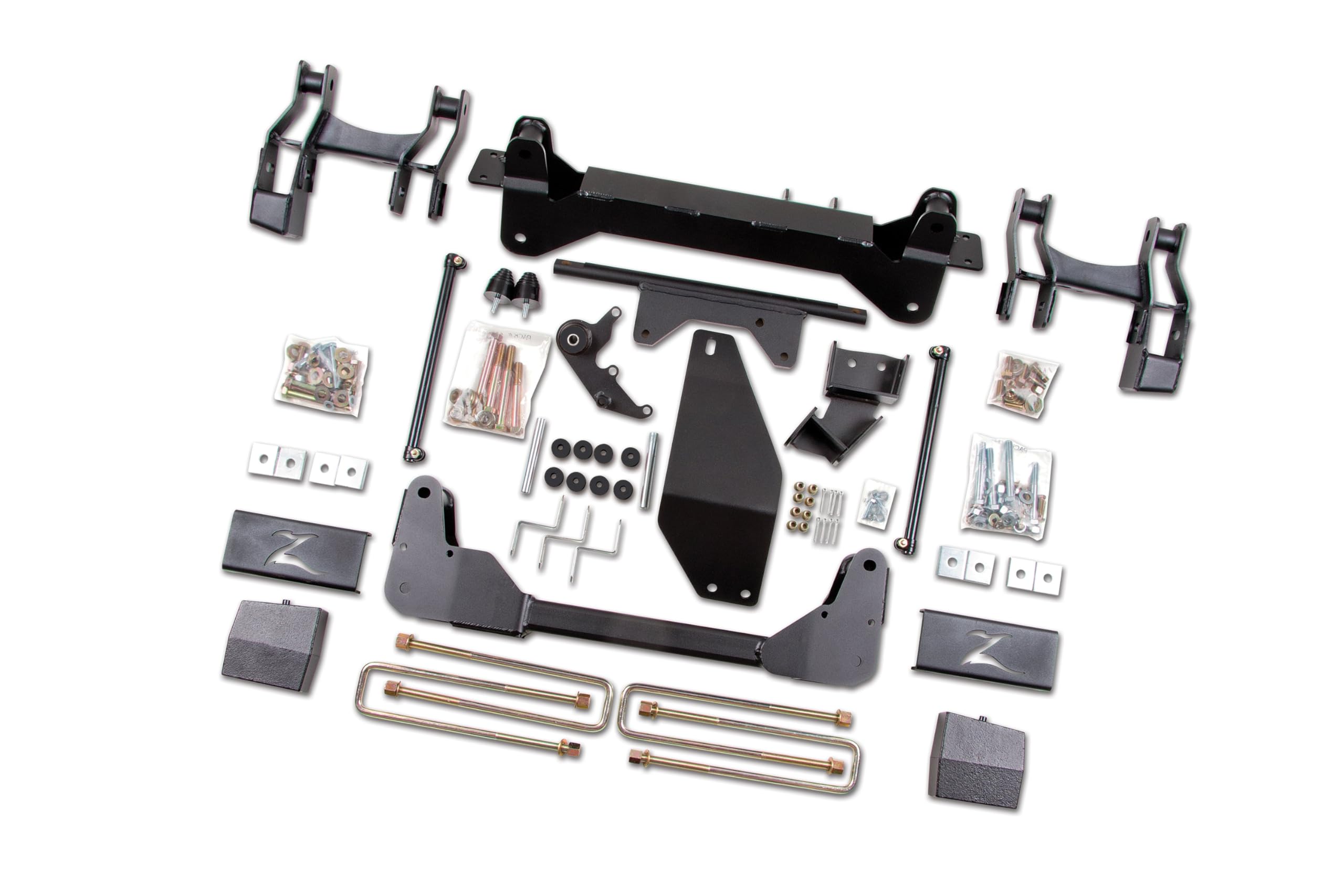 Zone Offroad 1988-1998 Chevy Silverado, GMC Sierra 1500 | ZONC14N | 6 inch Full Suspension Torsion Bar Drop Suspension Lift Kit (Front & Rear) | Nitro Shocks