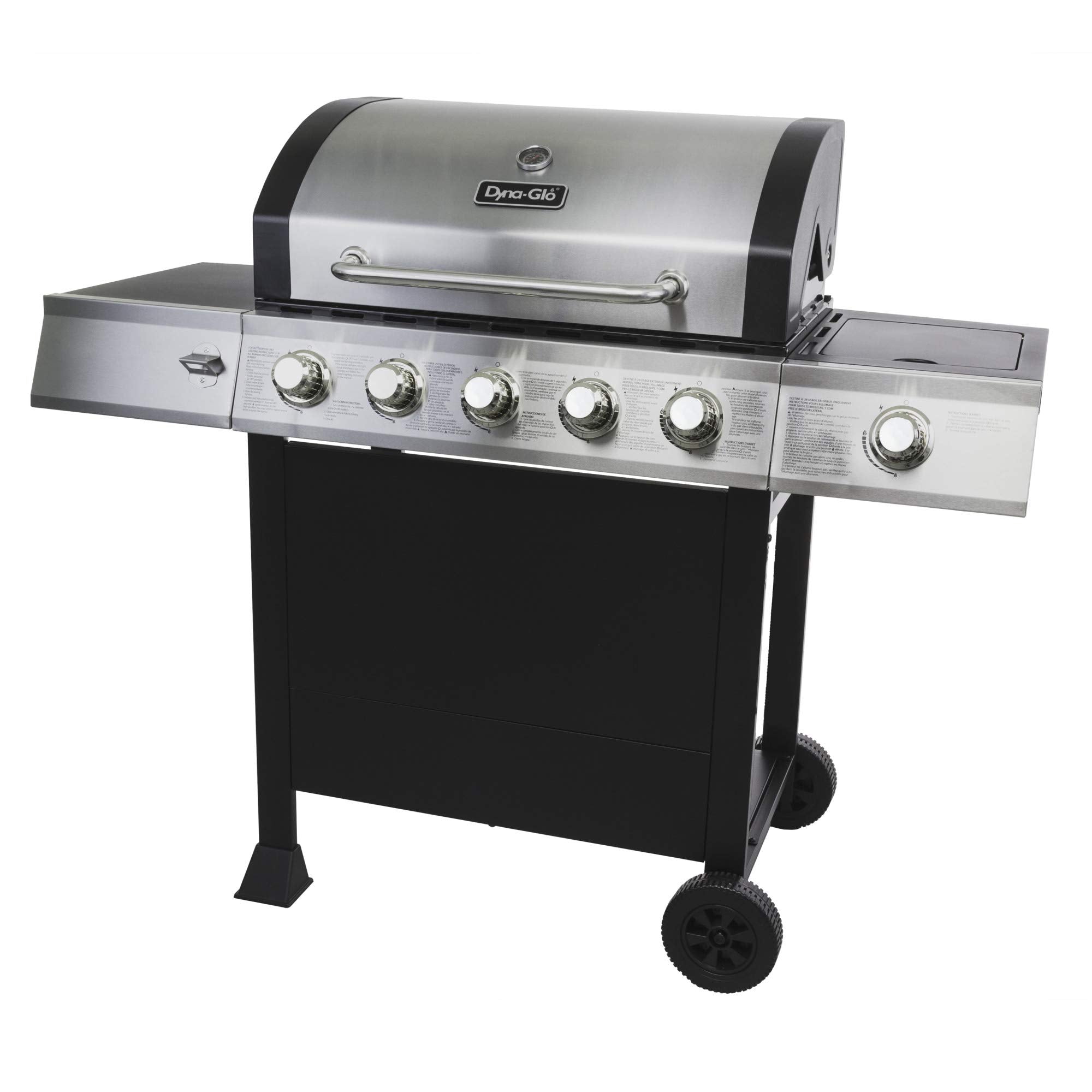 Dyna-Glo 5 Burner DGB515SDP-D Open Cart Propane Gas Grill