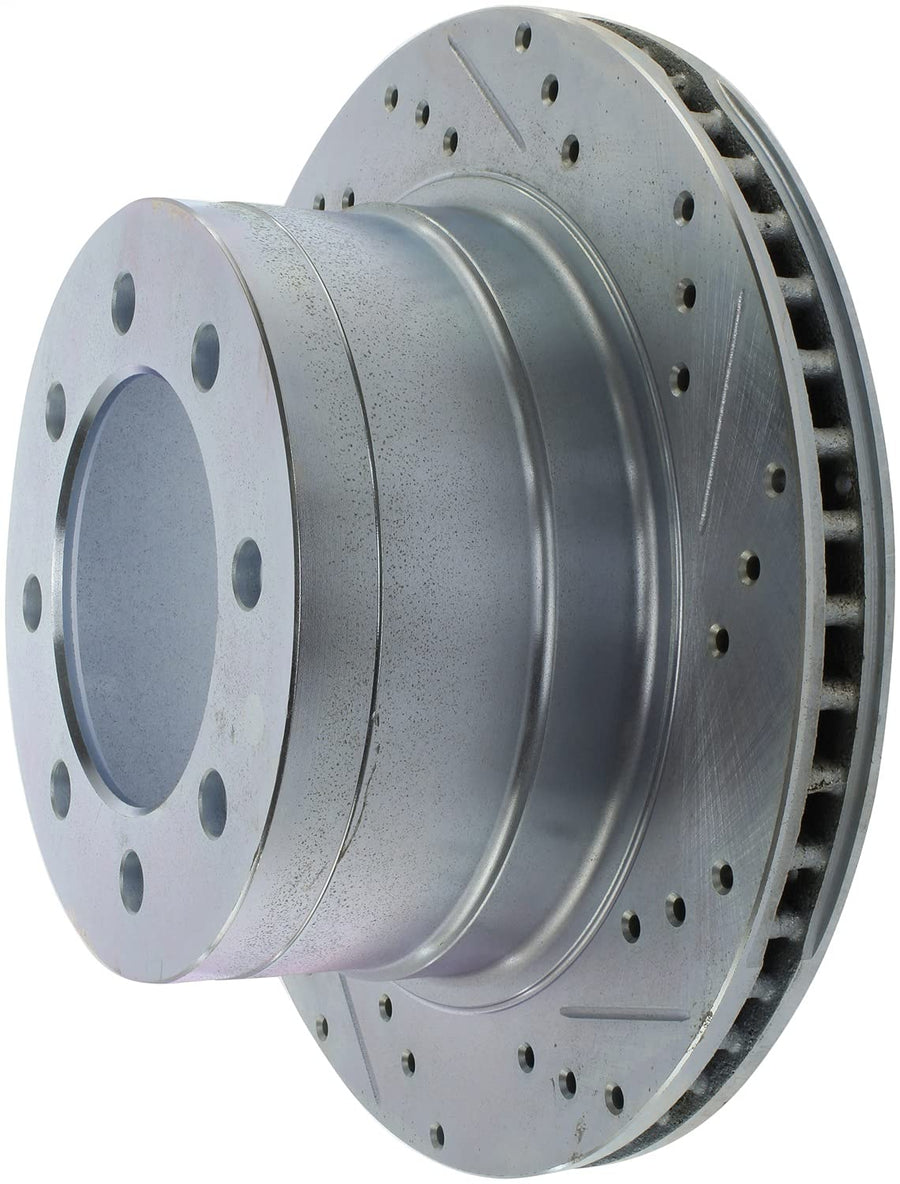Left Stoptech 227.67062L Select Sport Drilled & Slotted Rotor
