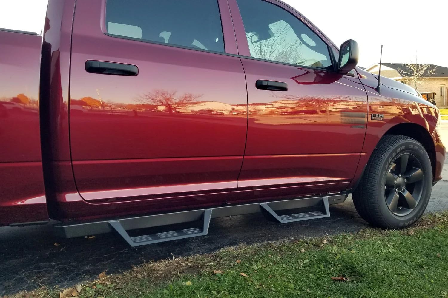 Magnum RT Gen 2 Running Boards Drop Steps Black Compatible with Crew Cab 2016-2018 1500 | 2016-2024 2500 3500 | 2019-2024 1500 Classic