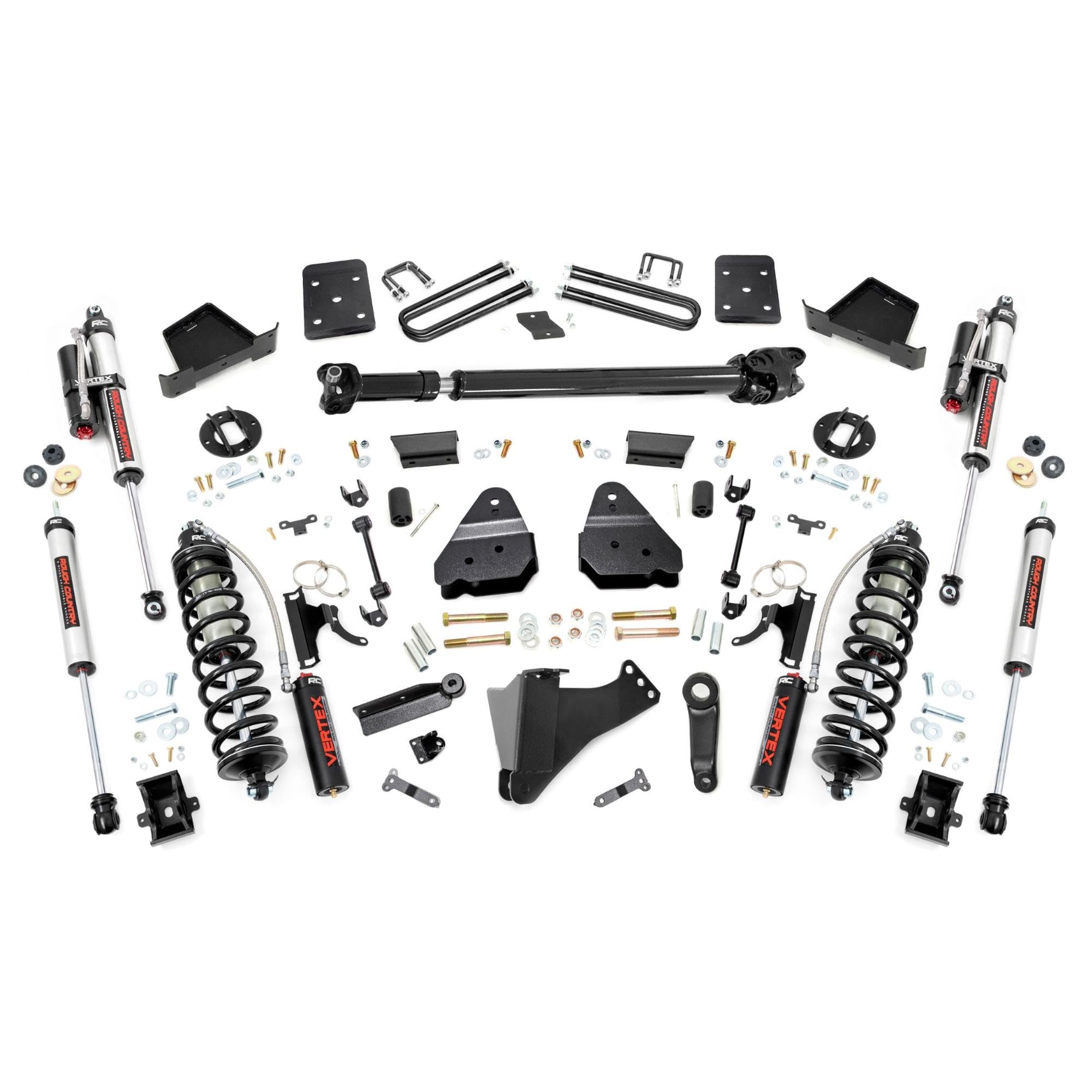 6" Rough Country Coilover Lift Kit for 17-22 Ford Super Duty | Diesel - 51759