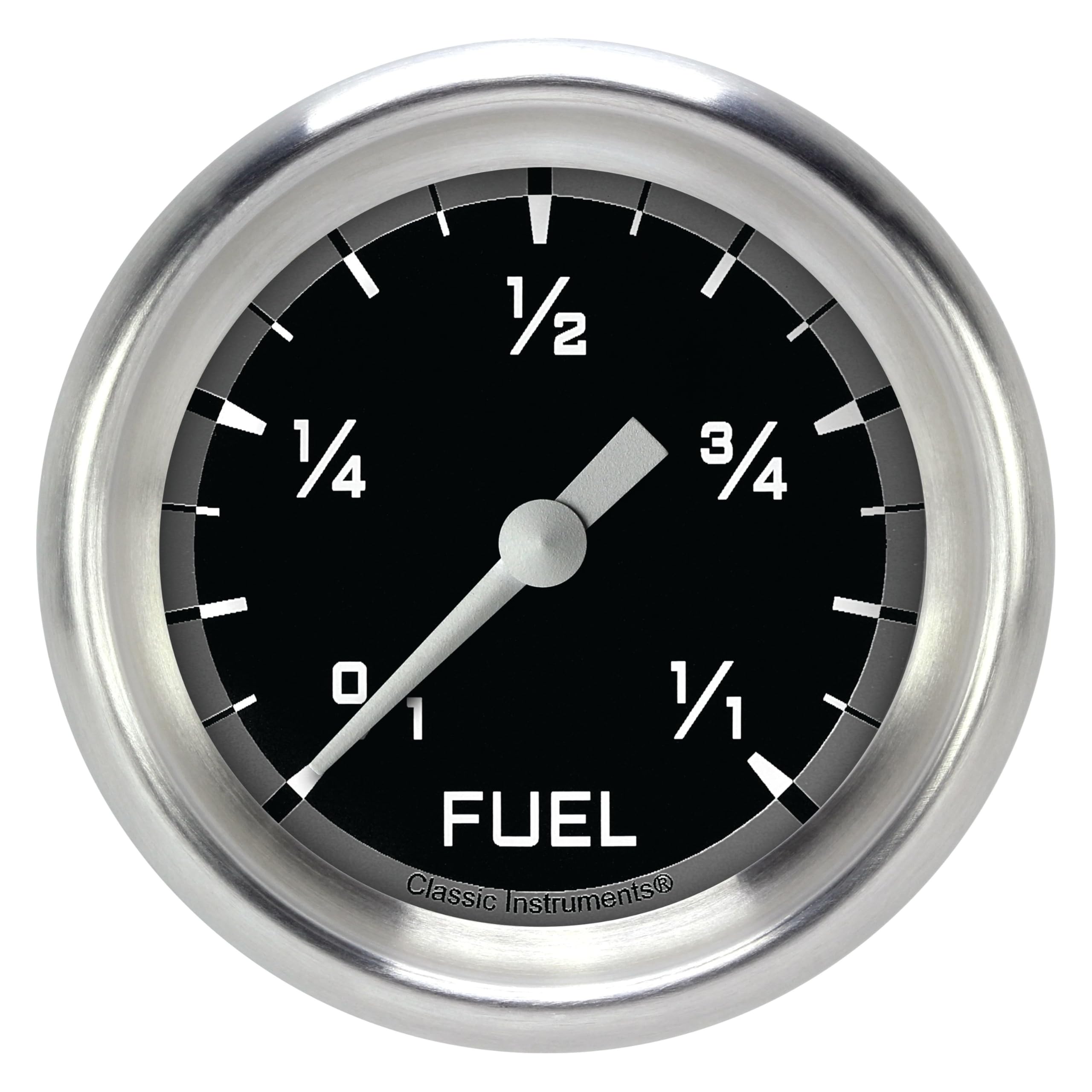 AX309GAPF Classic Instruments Gray 2-5/8" Fuel Gauge AutoCross