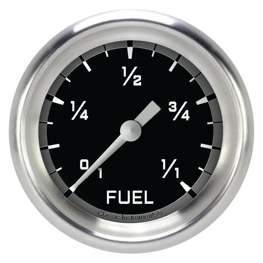 AX309GAPF Classic Instruments Gray 2-5/8" Fuel Gauge AutoCross