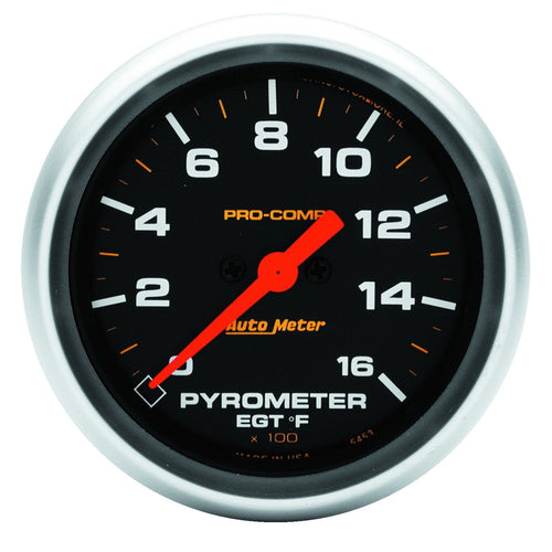 Auto Meter 2-5/8" Pro-Comp Electric Pyrometer (0-1600 Degree F, 66.7mm)