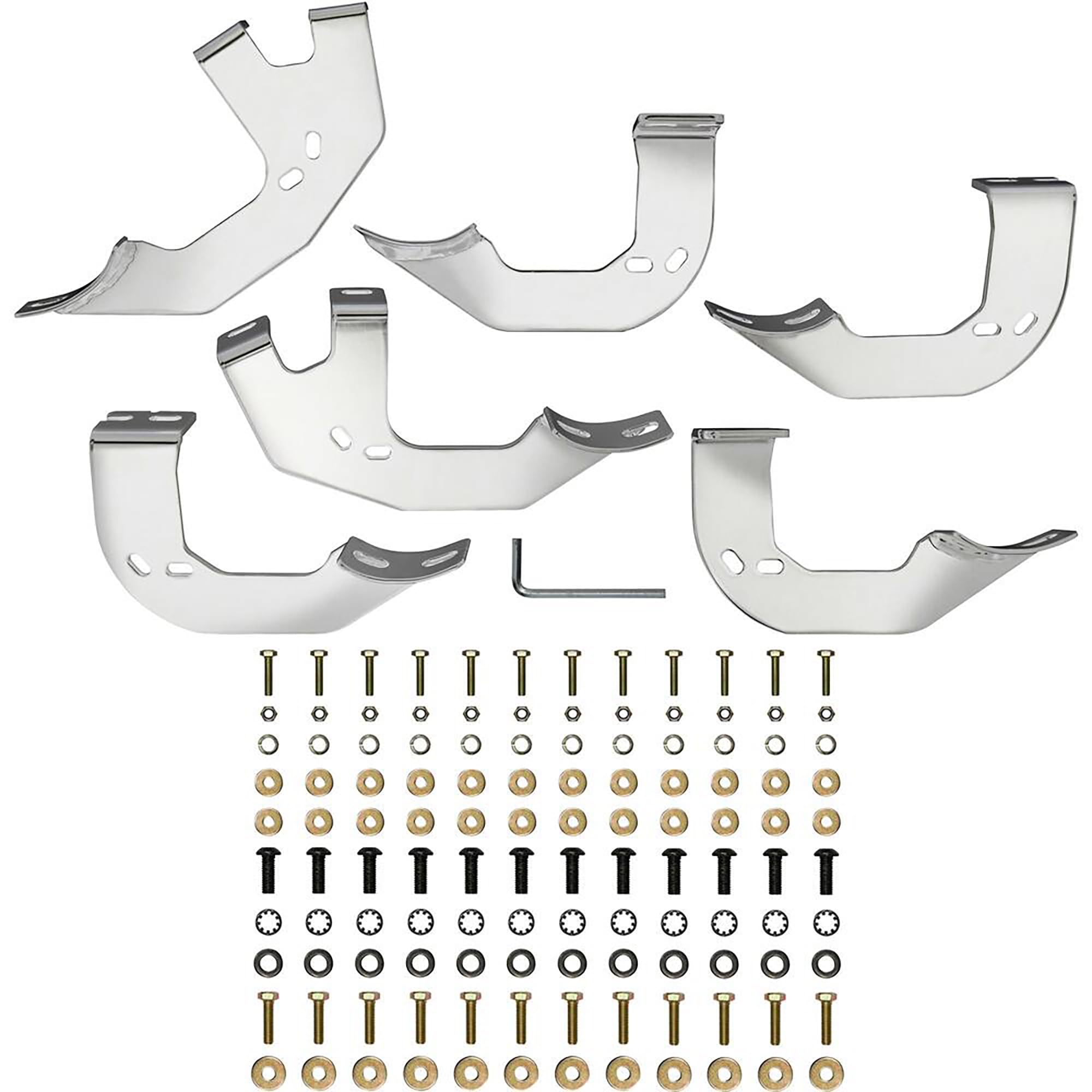 PRO TRAXX 4 Westin Oval Nerf Bars fits 2005-2023 Tacoma Access Cab Polished Pair